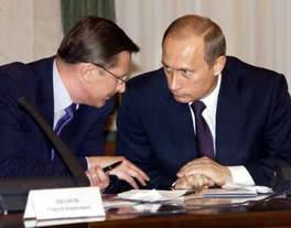 Sergej Ivanov i Vladimir Putin