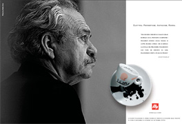 Kounellisov portret Almina Zrne u novoj kampanji «Illy»