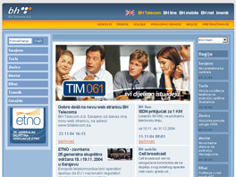 BH Telecom od danas ima novu internet stranicu