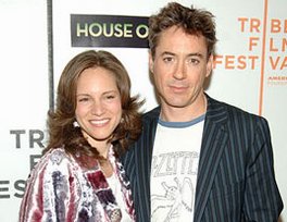 Susan Levin i Robert Downey Jr.