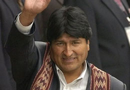 Evo Morales, predsjednik Bolivije