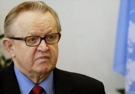 Martti Ahtisaari, Foto: AFP