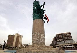 Trg al-Firdos u centru Bagdada gdje je nekada bio Sadamov kip