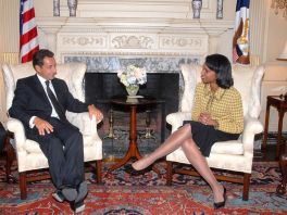 Foto: Sarkozy i Rice