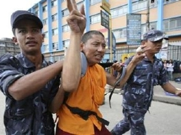 Policija zaustavila tibetanske protestante