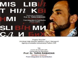 U četvrtak predavanje prof. dr. Tariqa Ramadana