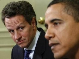 Timothy Geithner i Barack Obama, Foto: Reuters