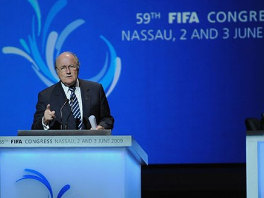 Sepp Blatter na 59. kongresu FIFA-e na Bahamima