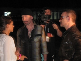 Susret Alme sa članovima banda U2