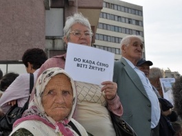 Sa današnjeg protesta (Foto: A. Karadža/Sarajevo-x.com)