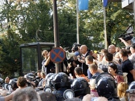 Sa jučerašnjih protesta (Foto: Almir Panjeta/Sarajevo-x.com)