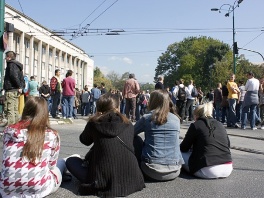 Slika sa protesta (Foto: Almir Panjeta/Sarajevo-x.com)