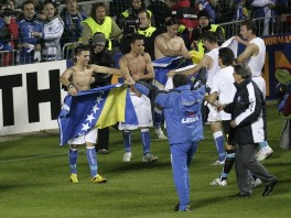 Sa utakmice Estonija - BiH (Foto: Reuters)