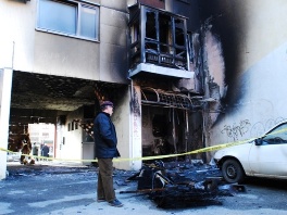 Posljedice požara u tuzlanskom naselju Sjenjak (Foto: Fotoservis)