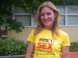 Fiona Patten, predsjednica Australske seks stranke (ASP)