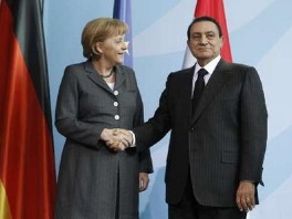 Merkel i Mubarak (Foto: Reuters)