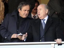 Michel Platini i Sepp Blater (Foto: AP)