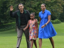 Barack Obama s porodicom (Foto: AP)