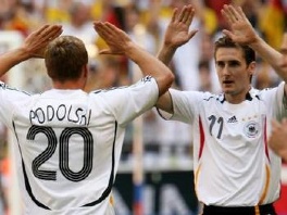 Lukas Podolski i Miroslav Klose