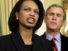 Condoleezza Rice i George Bush (Foto: AP)