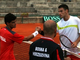 Rui Machada i Aldin Šetkić (Foto: Teniski savez BiH)