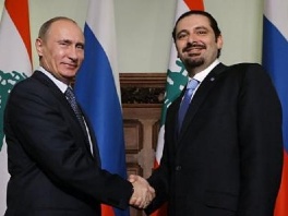 Vladimir Putin i Saad Hariri (Foto: AFP)