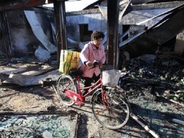 Nakon bombardiranja spornog poluotoka   Foto: AP