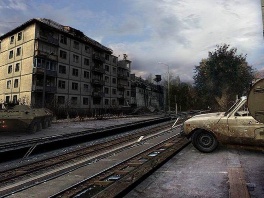 Černobil, detalj iz uništenog grada