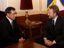 Izetbegović primio ambasadora Japana u BiH Futaoa Motaija