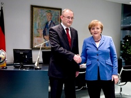 Božo Ljubić i Angela Merkel (Foto: SRNA)