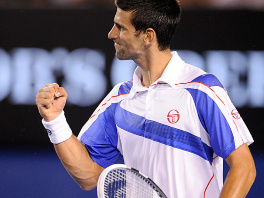 Novak Đoković slavi osvajanje još jednog Grand Slam turnira (Foto: Australian Open)