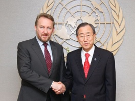 Bakir Izetbegović i Ban Ki-moon u New Yorku