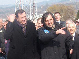 Dodik i Kusturica u Višegradu (Foto: Visegrad24.info)
