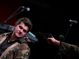 Aleksandar Seksan u "Sarajevskoj pozorišnoj tragediji" (Foto: Amer Kuhinja)