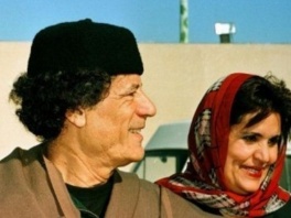 Gadafi sa suprugom