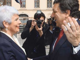 Jadranka Kosor i Jose Manuel Barroso (Foto: AP)