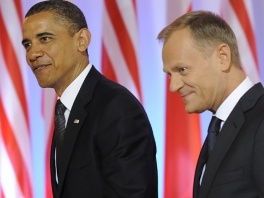 Barack Obama i premijer Poljske (Foto: AP)