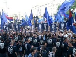 Sa protesta zbog hapšenja Karadžića