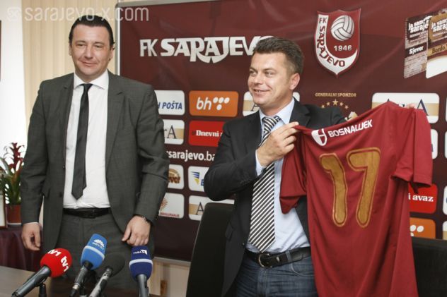 Vidaković sa dresom FKS (Foto: Edin Puzić/Sarajevo-x.com)
