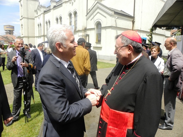 Budimir i kardinal Puljić u Brčkom