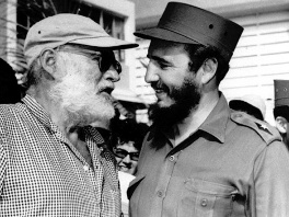 Ernest Hemingway i Fidel Castro