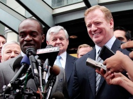 DeMaurice Smith i Roger Goodell (Foto: AFP)