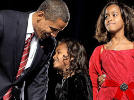 Obama sa kćerkama