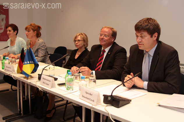 Pres-konferencija u Njemačkoj ambasadi (Foto: Feđa Krvavac/Sarajevo-x.com)