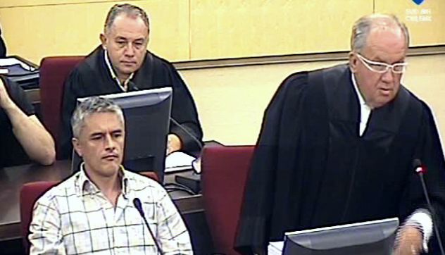 Zijad Turković i advokat Fahrija Karkin (Foto: Sud BiH)