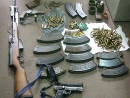 Zaplijenjeno oružje iz Orahovice (Foto: MUP ZDK)