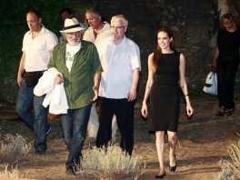 Rade Šerbedžija, Ivo Josipović i Angelina Jolie (Foto: AP)