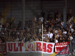 Ultrasi na Grbavici (Foto: Edin Puzić/Sarajevo-x.com)