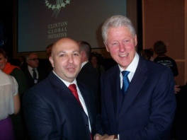 Denis Prcić i Bill Clinton