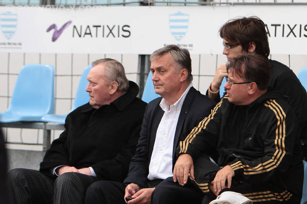 Nikšić i Lagumdžija pažljivo prate trening (Foto: Feđa Krvavac/Sarajevo-x.com)